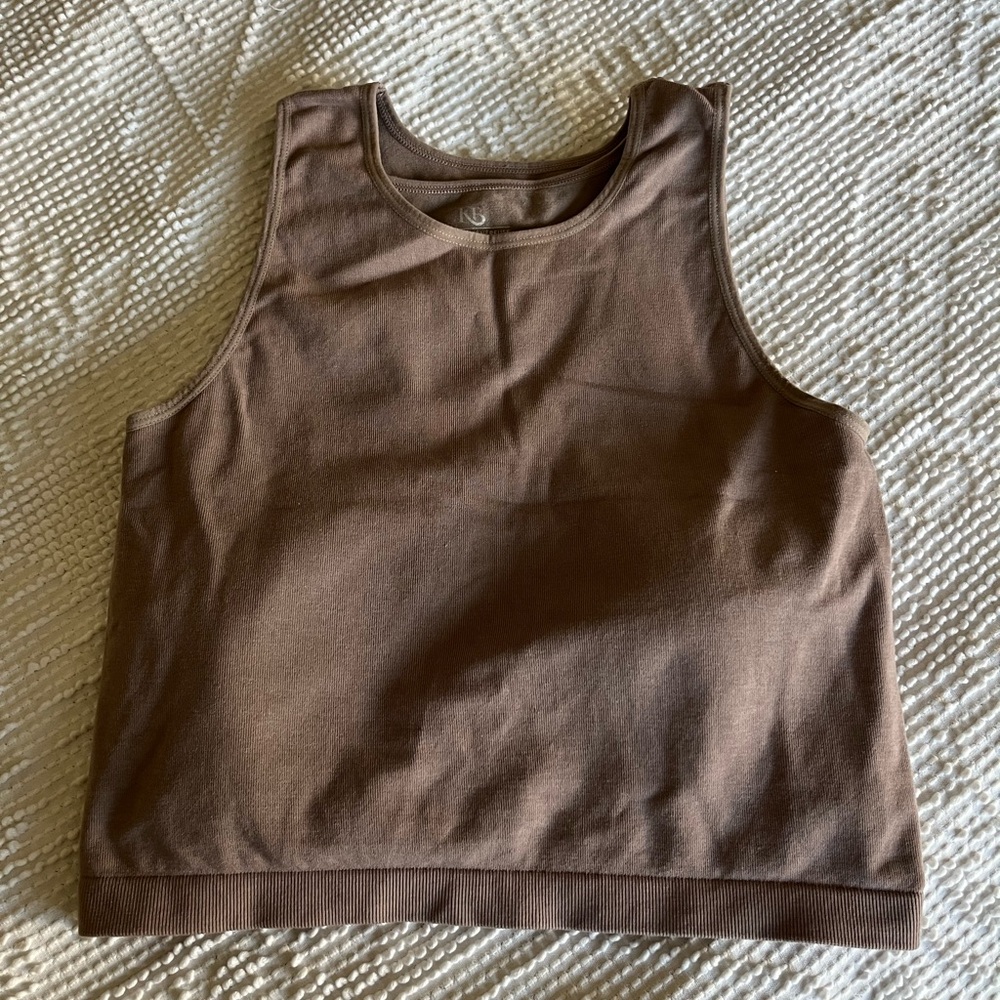 Sublime® Bamboo Maternity & Nursing Longline Bra Top in Taupe